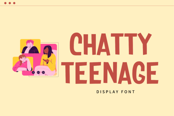 Chatty Teenage: The Perfect Chalkboard Font for Authentic Designs