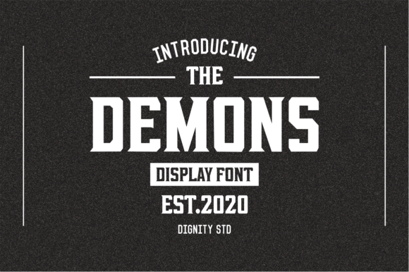Demons: Bold Typography for High-Impact Design