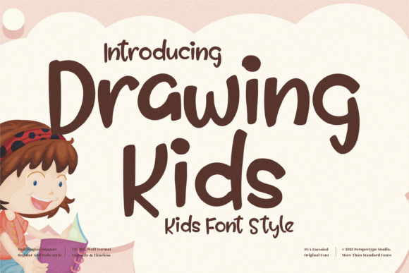 Drawing Kids: The Quirky Font for Playful Branding