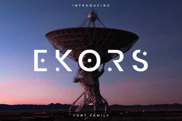 Ekors: Elevating Design with a Futuristic Display Font