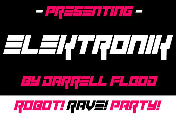 Elektronik: The Futuristic Display Font for Bold Projects