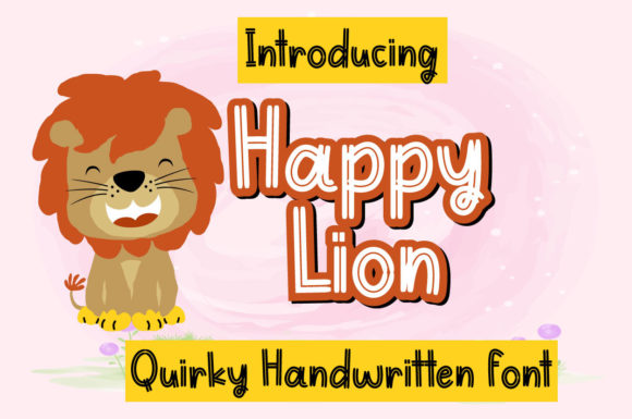 Happy Lion: A Bold Display Font for Creative Branding