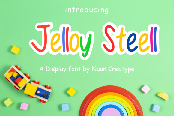 Jelloy Steell: The Charming Display Font for Creative Projects