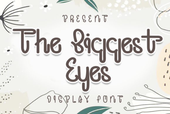 The Biggest Eyes: A Unique Display Font for Bold Creations