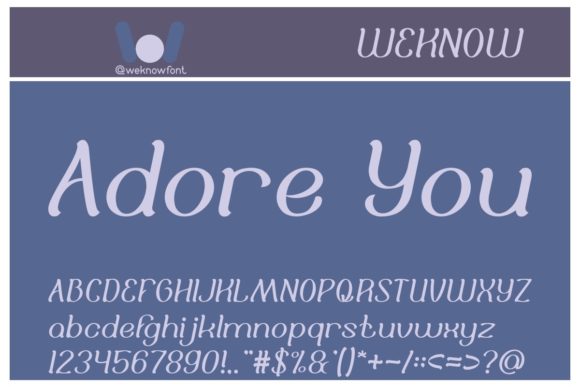 The Magic of Adore You: Elevating Design with Whimsical Typography