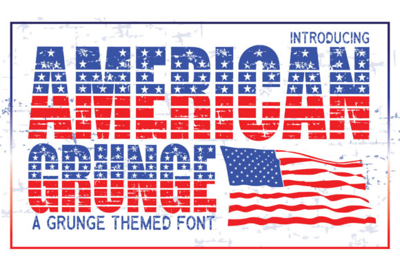 Unleashing the Raw Energy of American Grunge: A Design Powerhouse for Bold Projects