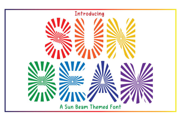 Unlocking the Power of Sun Beam: A Unique Display Font