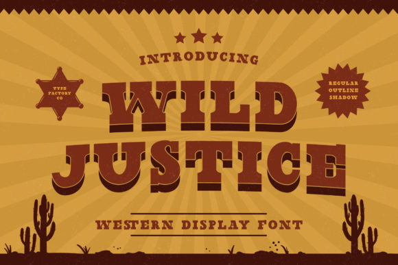 Wild Justice: Elevating Brand Identity with Western Typography